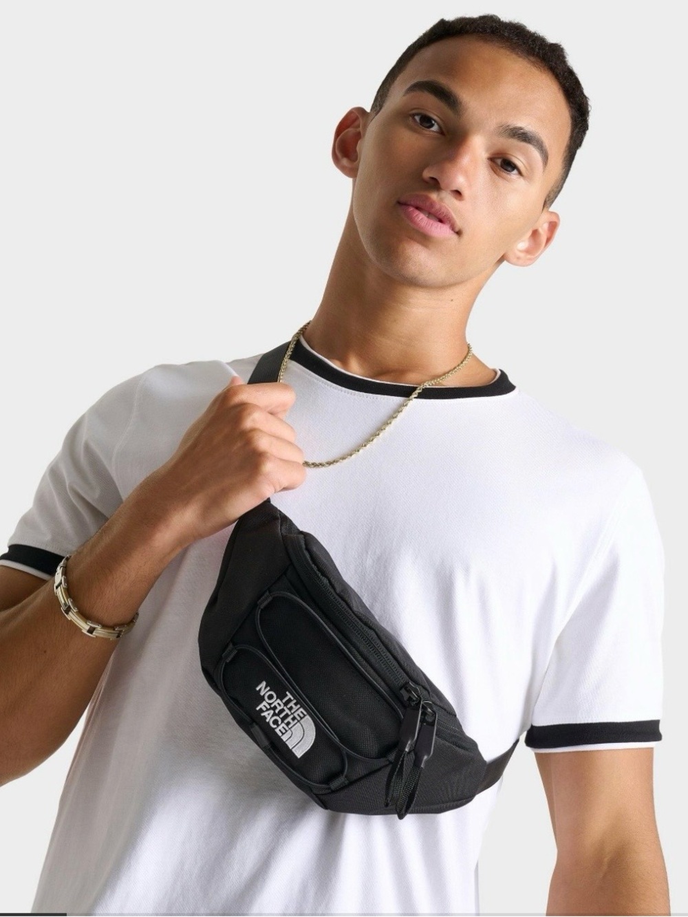 The North Face Black Jester 2.2L Lubar pack Crossbody Belt Bag